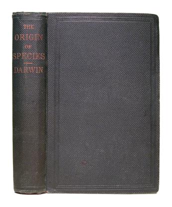 DARWIN, CHARLES. On the Origin of Species.  1860.  First American edition, fourth issue.